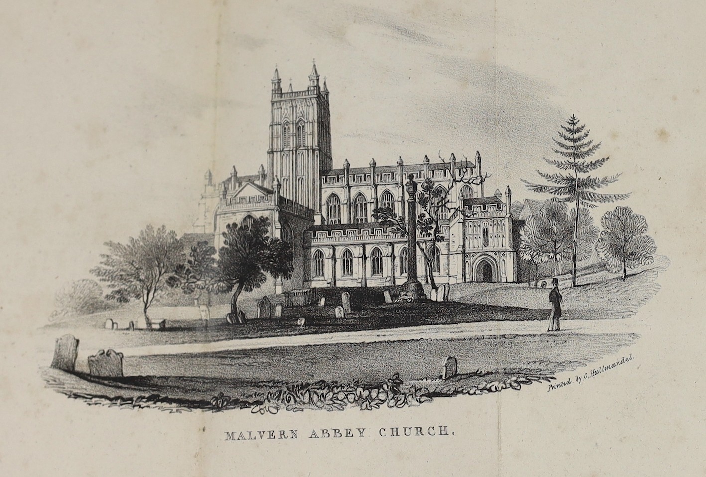 WORCS: (Southall, Mary) A Description of Malvern, and it's Concomitants; including a guide to the drives, rides, walks and excursions ... folded frontis., 5 lithographed plates, folded plan and folded map